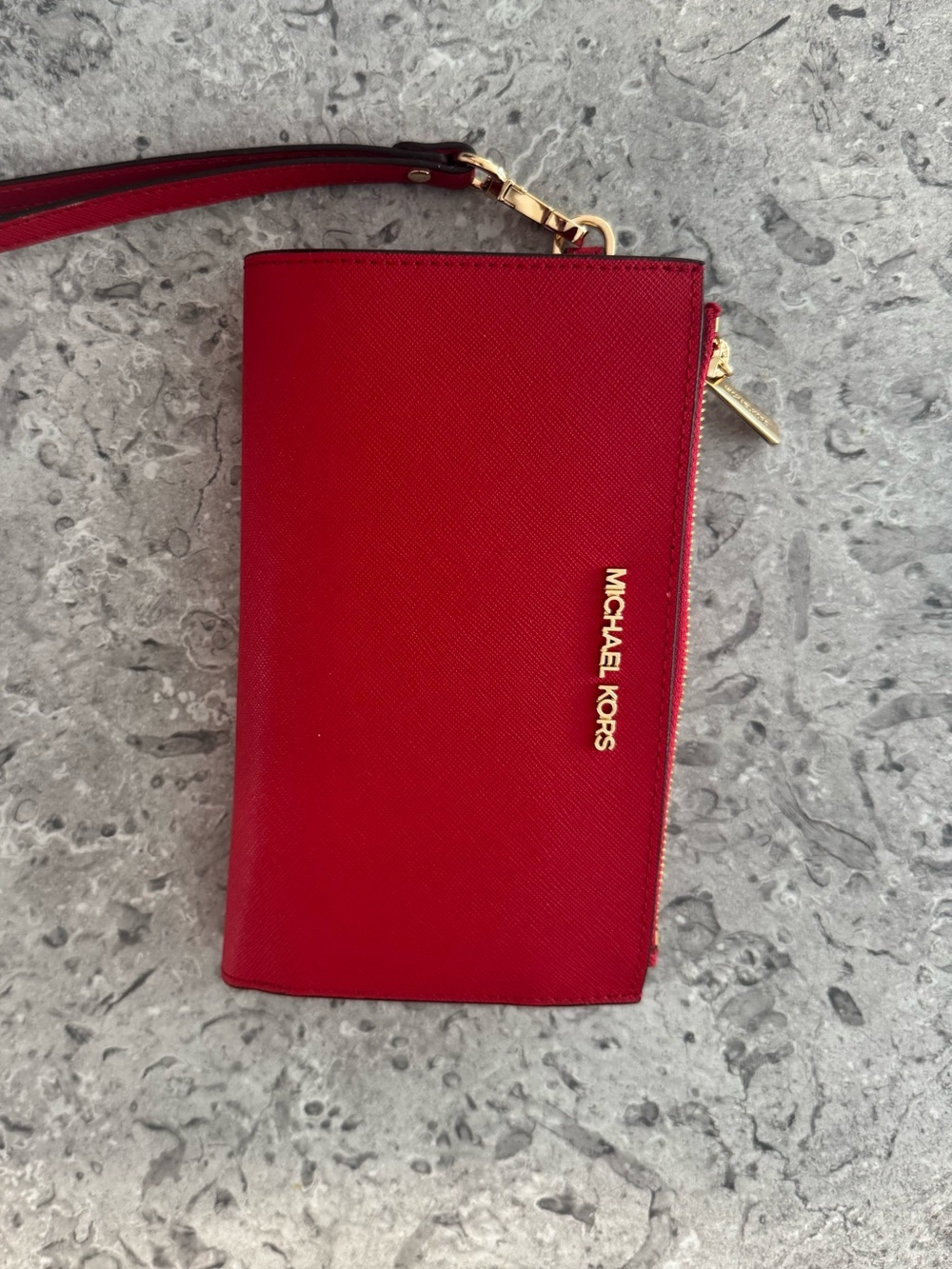Michael Kors Jet Set Travel Double-Zip Wristlet/Wallet